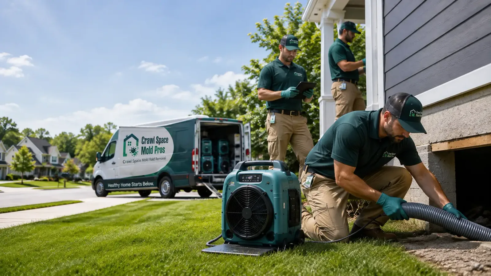 Crawl Space Mold Removal in Gratis, OH